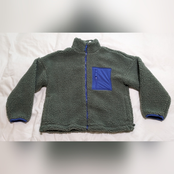 NWOT Fabletics Rylan Teddy fleece oversized - Picture 2 of 16
